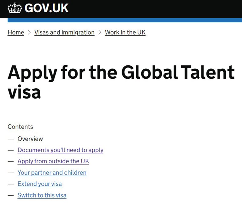 Как получить визу талантов Великобритании