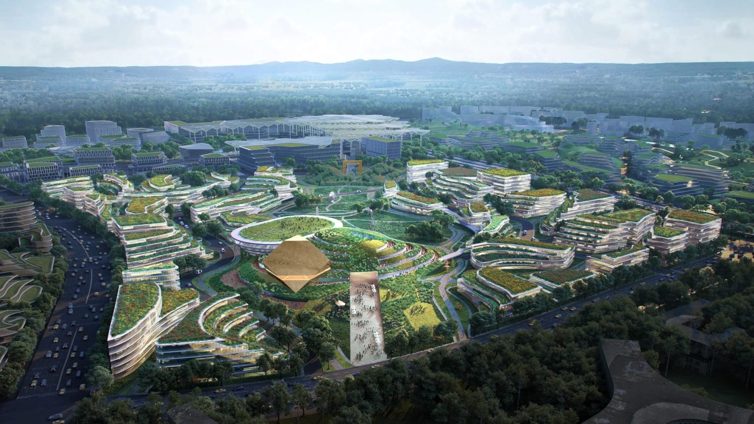 Китай строит новый «город будущего» в провинции Сычуань