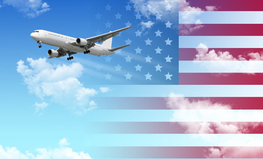 Количество пассажиров на рейсах между США и Европой увеличилось на 1000%