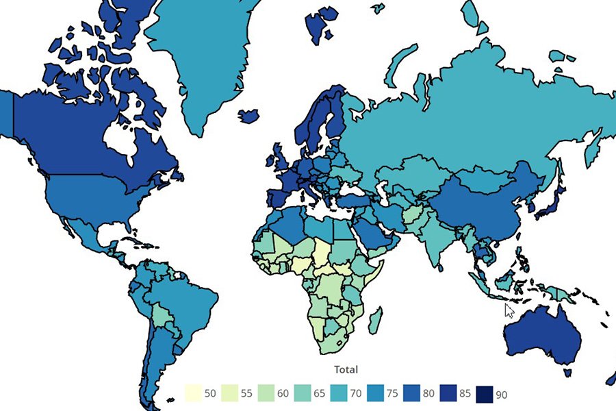 Рейтинг продолжительности жизни по странам на 2023 год