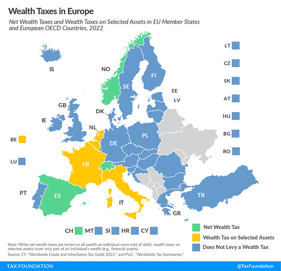 Налоги на богатство в Европе-2023: сколько придётся заплатить