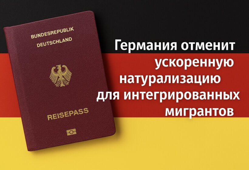 Германия отменит ускоренную натурализацию для интегрированных мигрантов