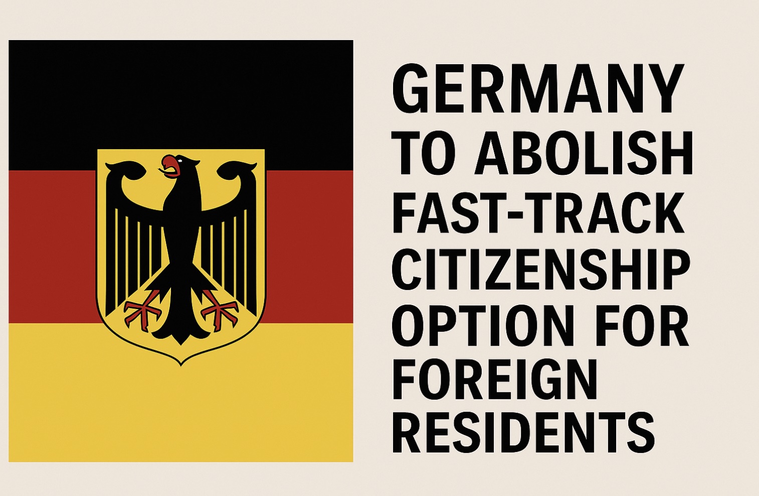 Germany to Abolish Fast-Track Citizenship for Well-Integrated Migrants
