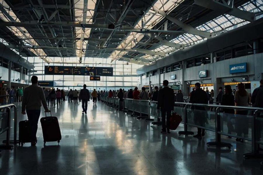 Грозовой фронт в США парализовал работу крупнейших аэропортов