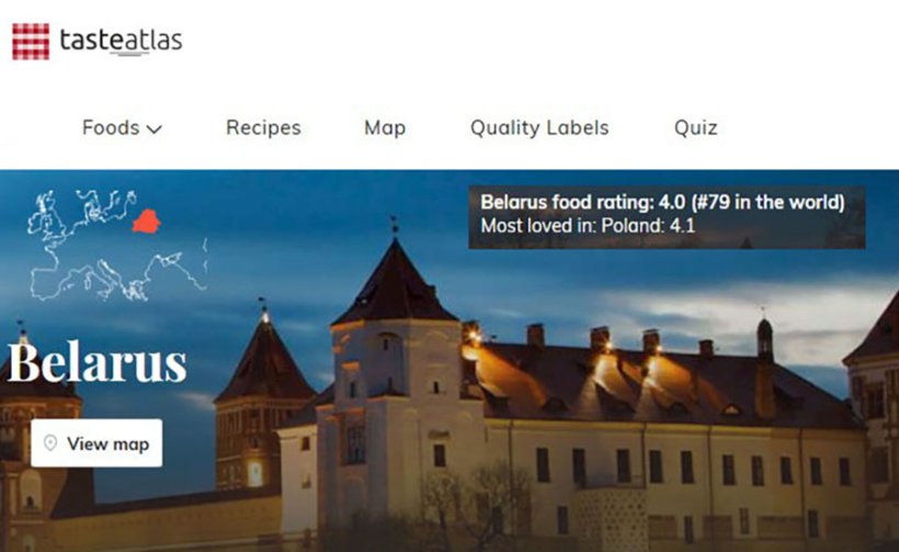 Белорусская кухня вошла в топ-100 лучших в мире: рейтинг TasteAtlas