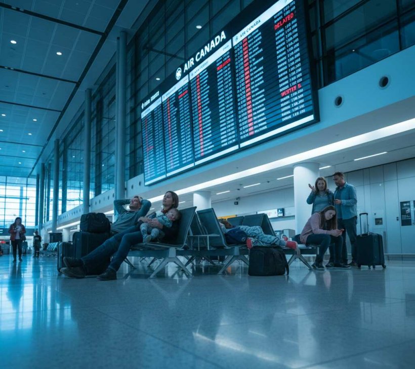 Canada’s Air Travel Meltdown: 75 Cancellations, 864 Delays and Thousands Stranded Across Toronto, Montreal, Vancouver and Beyond