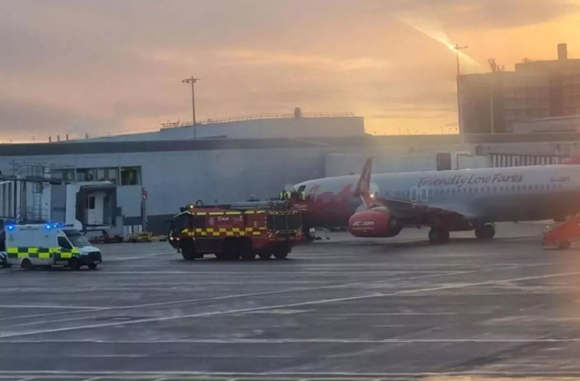 Экстренная ситуация в аэропорту Глазго