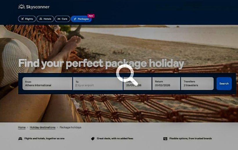 Skyscanner меняет логику пакетных туров