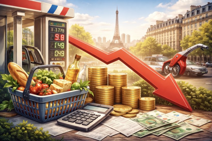 Инфляция во Франции неожиданно замедлилась до минимума семи месяцев