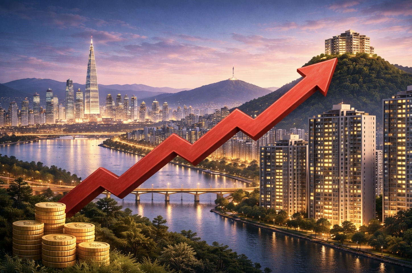 Рост цен на квартиры в Сеуле продолжается год подряд