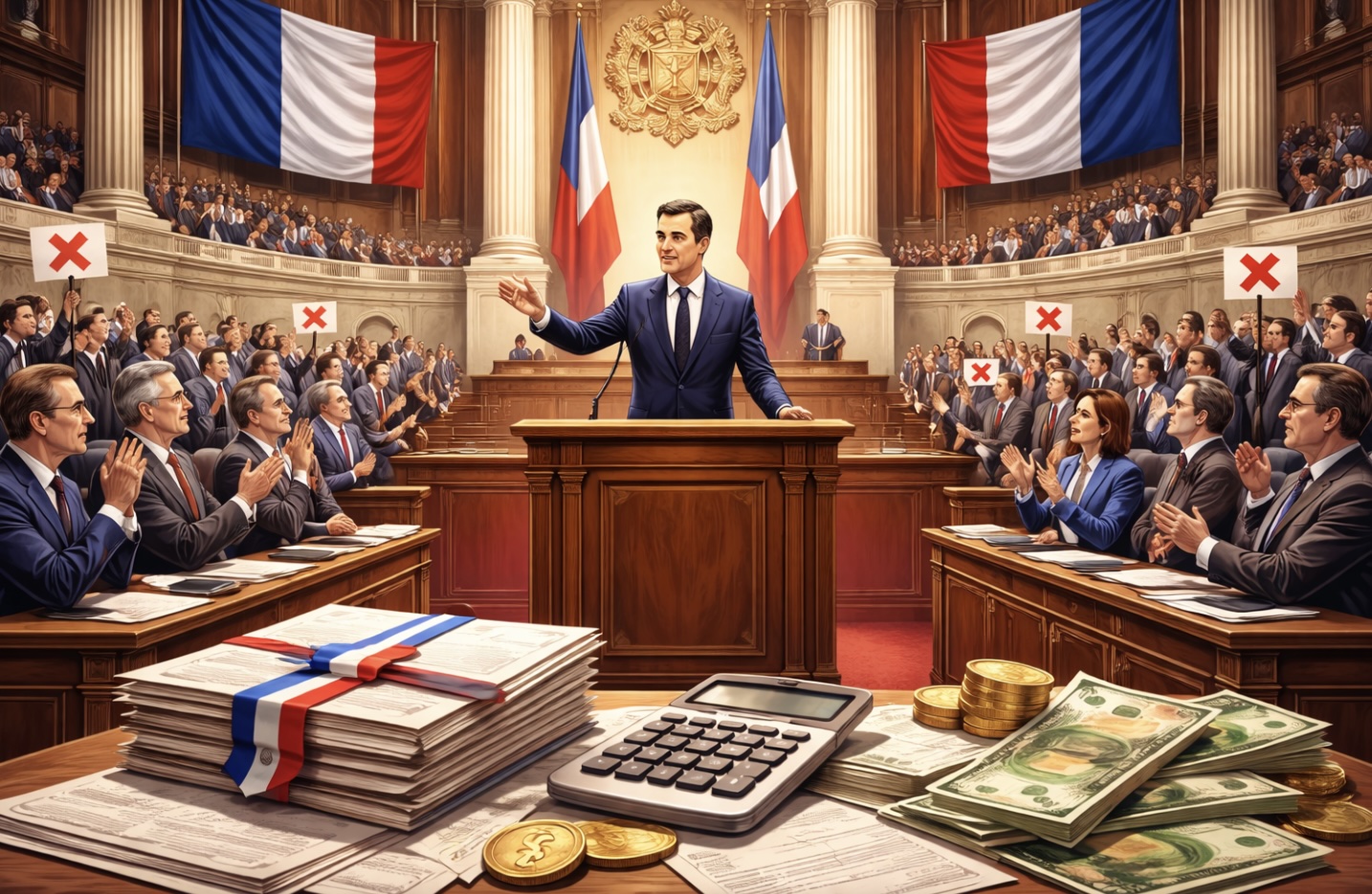 Франция принимает бюджет после успешного противостояния вотумам недоверия