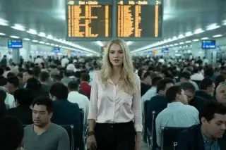 Снег парализовал аэропорт Амстердама