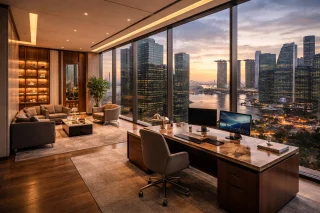 Сингапур возглавил офисную отделку в Азии по ценам