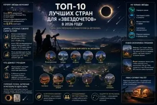 TOP 10 best countries for “stargazers” in 2026