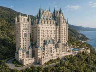 В Грузии построят luxury отель-замок Sky Castle за $155 млн над Черным морем