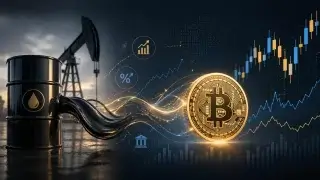 Нефть давит на биткоин через инфляционные ожидания