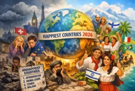Самые счастливые страны 2026 года: западная Европа грустнеет, Латинская Америка врывается в топы