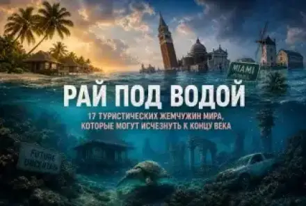 Рай под водой: 17 туристических жемчужин мира, которые могут исчезнуть к концу века