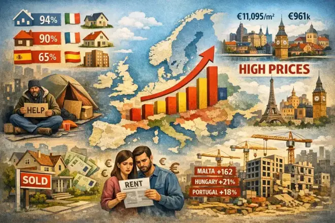 Рынок недвижимости Европы 2026 – исследование RationalFX