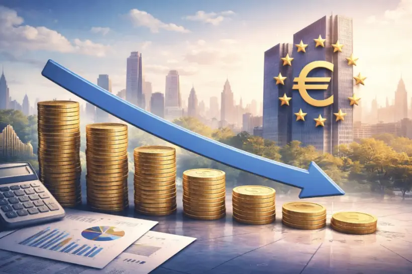 Инфляция в еврозоне снизилась до минимума за год