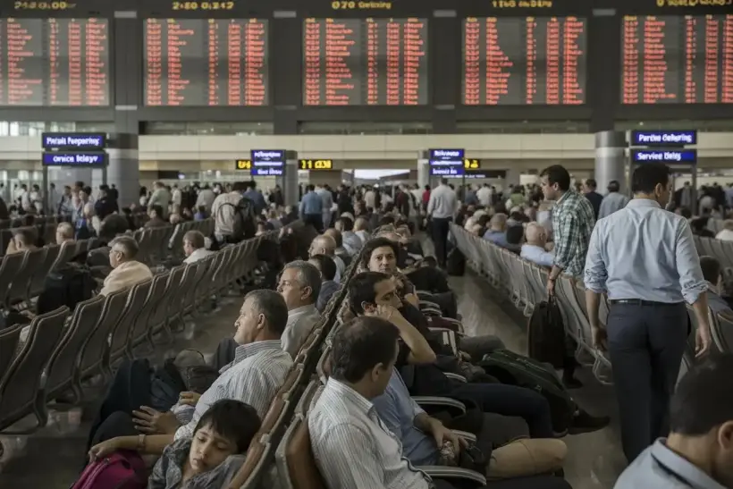 Приостановка рейсов из Дубая оставила пассажиров в ожидании