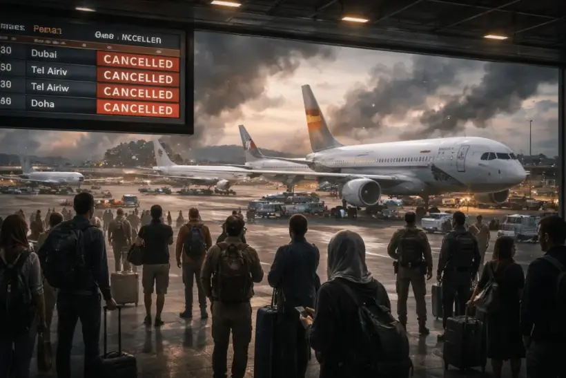 Middle East Air Disruption Spread Wider