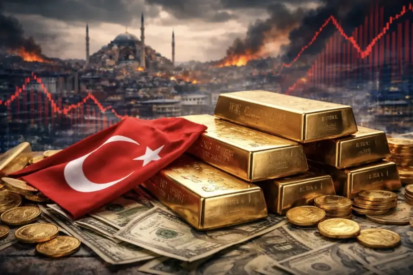 Турция распродает золото на фоне войны