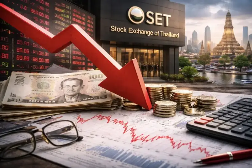 Фондовый рынок Таиланда резко упал на 8%