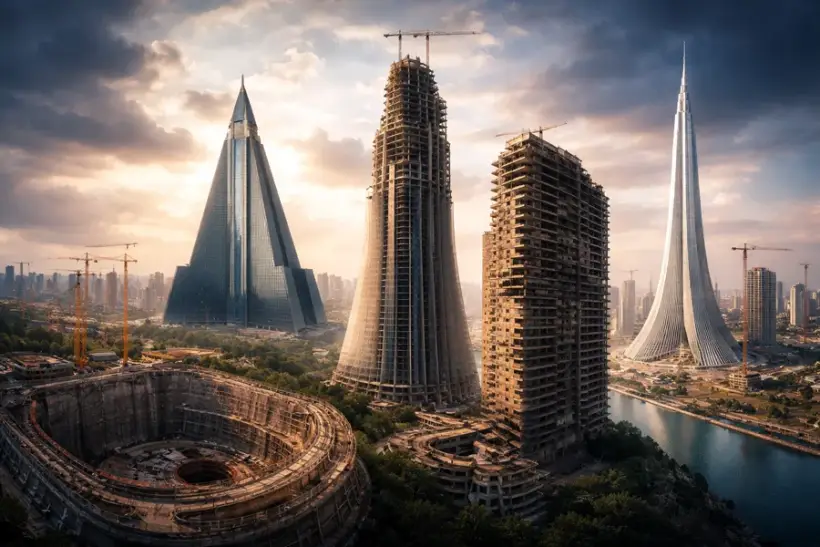 TOP 5 Tallest Unfinished Buildings in the World