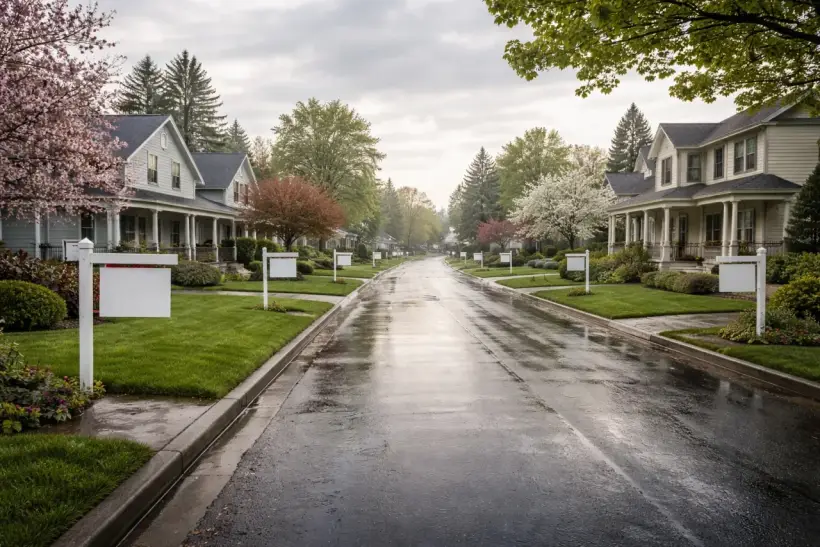 Весенний рынок жилья США снова замедляется