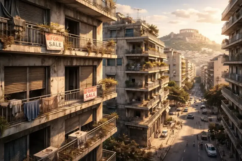 Пустующее жилье сдерживает рынок Греции