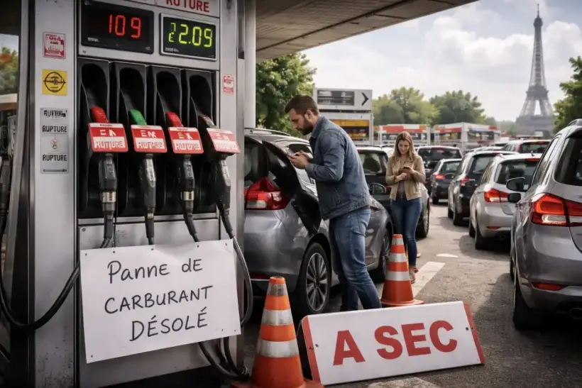 Во Франции ажиотаж опустошает АЗС