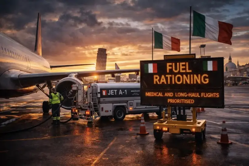 Italy Rations Jet Fuel at Some Airports
