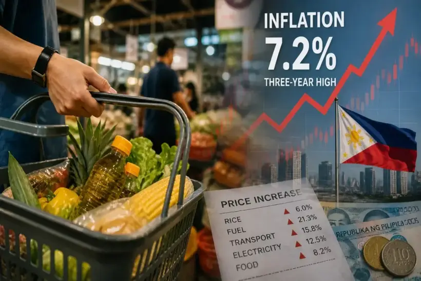 Инфляция на Филиппинах достигла трёхлетнего максимума