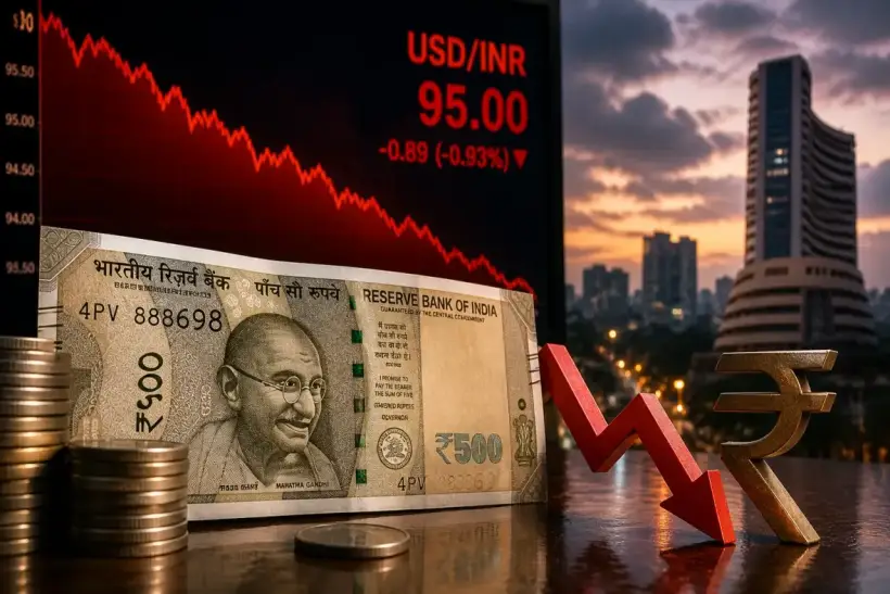 Rupee Slides to Record Low, Testing Policy Limits