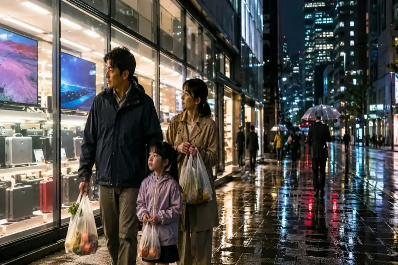 Japan Households Cut Spending Despite Wage Gains